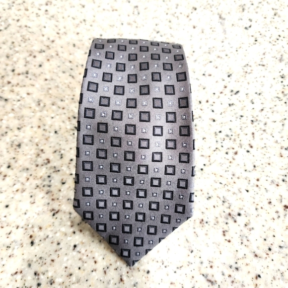 Yves Saint Laurent Gray Men's Tie - Picture 1 of 3